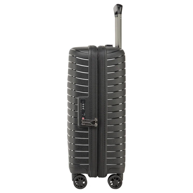 Stratic Novium SL - 4-Rollen-Kabinentrolley 55 cm erw. (black)