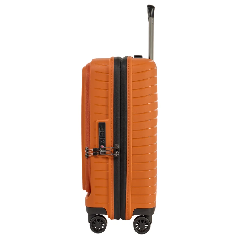 Stratic Novium ML - 4-Rollen-Kabinentrolley mit Vortasche 55 cm erw. (rosso/clay)