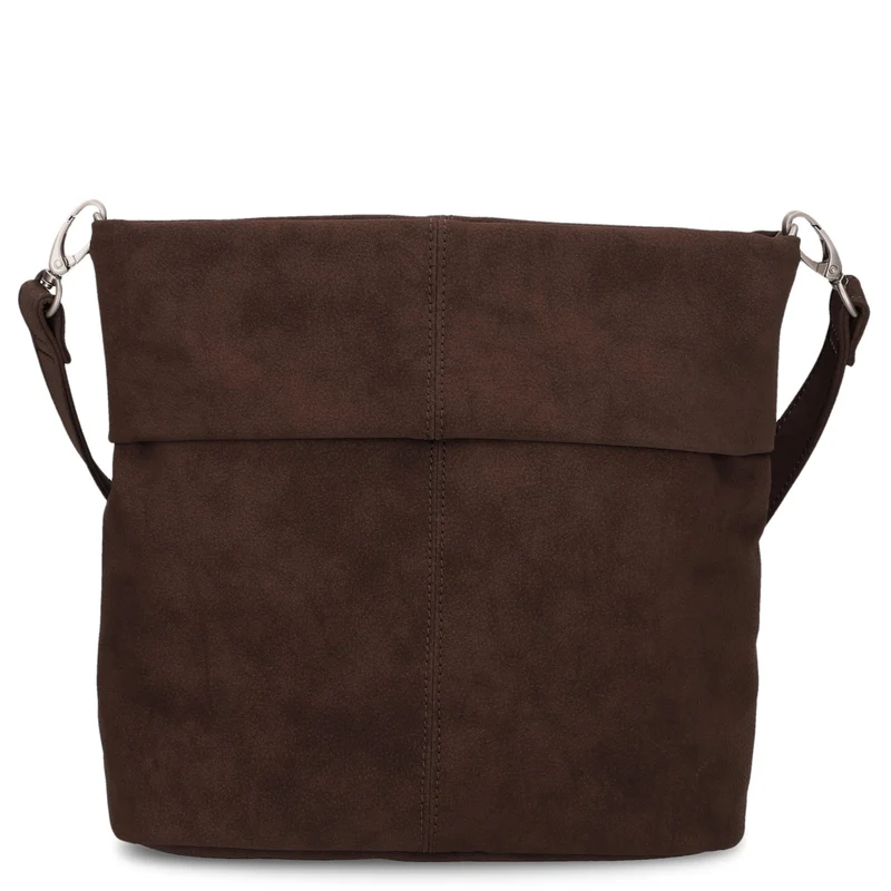 zwei Mademoiselle M8 - Schultertasche 25 cm (nubuk-espresso)