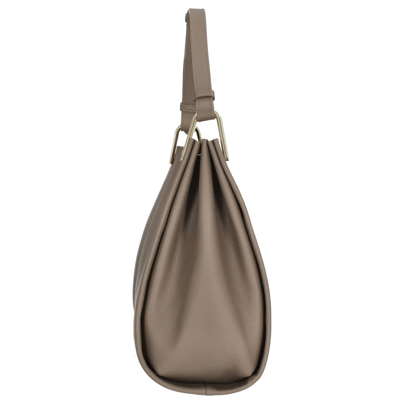 Coccinelle Wallace - Henkeltasche 36 cm (warm taupe/rosette)