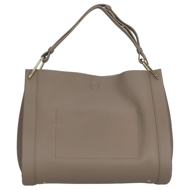 Coccinelle Wallace - Henkeltasche 36 cm (warm taupe/rosette)