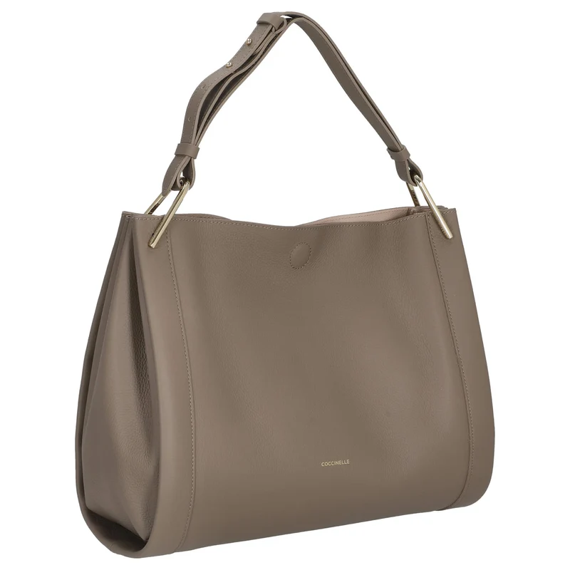 Coccinelle Wallace - Henkeltasche 36 cm (warm taupe/rosette)