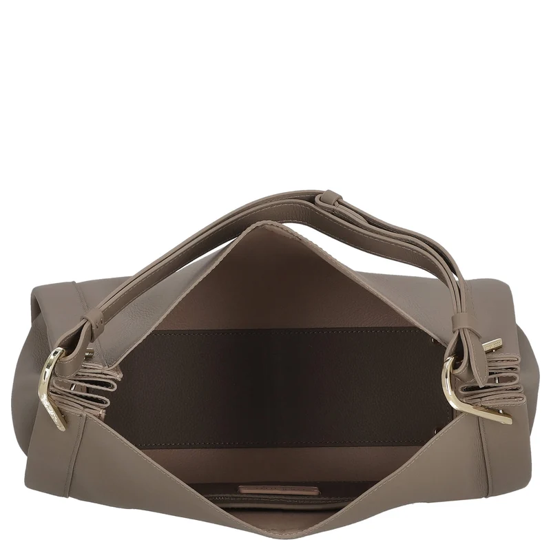 Coccinelle Wallace - Henkeltasche 36 cm (warm taupe/rosette)