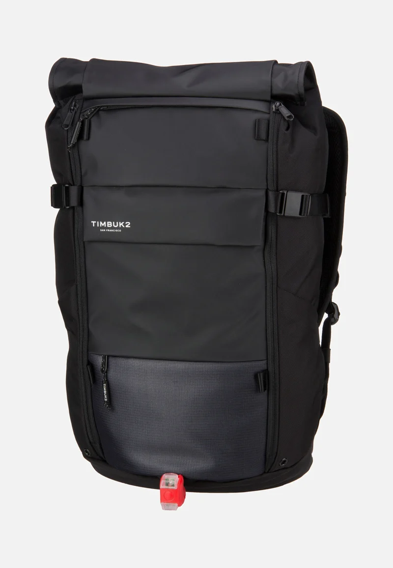 Clark Pack Jet Black - Rolltop Rucksack