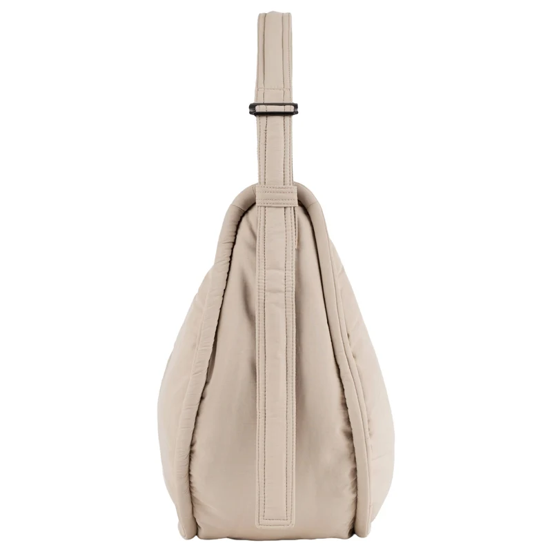 Sandqvist Curve Halfmoon - Schultertasche 42 cm (beige)