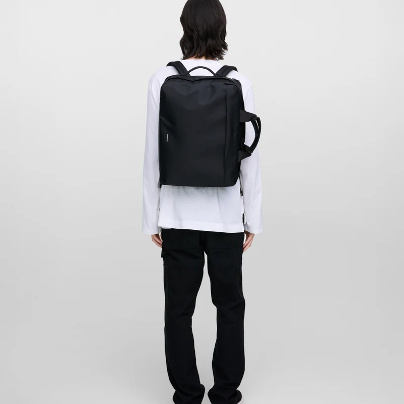 Sandqvist GO 3-Way - Bordtasche/Rucksack 16" 44 cm (black)