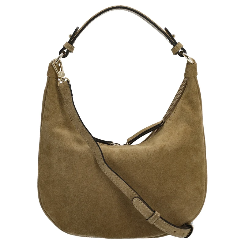abro Nana Suede - Schultertasche Mini 27.5 cm (mud)