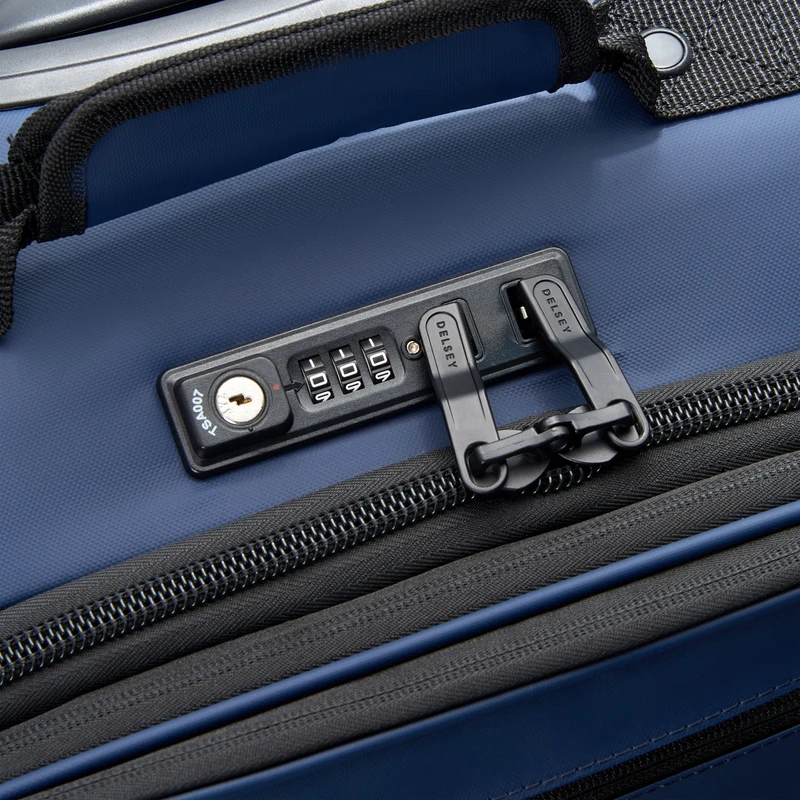Delsey Paris Maubert 2.0 - 4-Rollen-Kabinentrolley 55 cm erw. (marineblau)