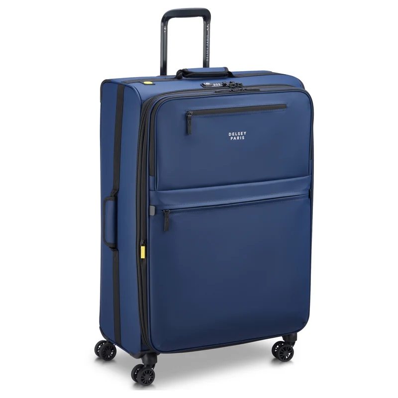 Delsey Paris Maubert 2.0 - 4-Rollen-Trolley 79 cm erw. (marineblau)