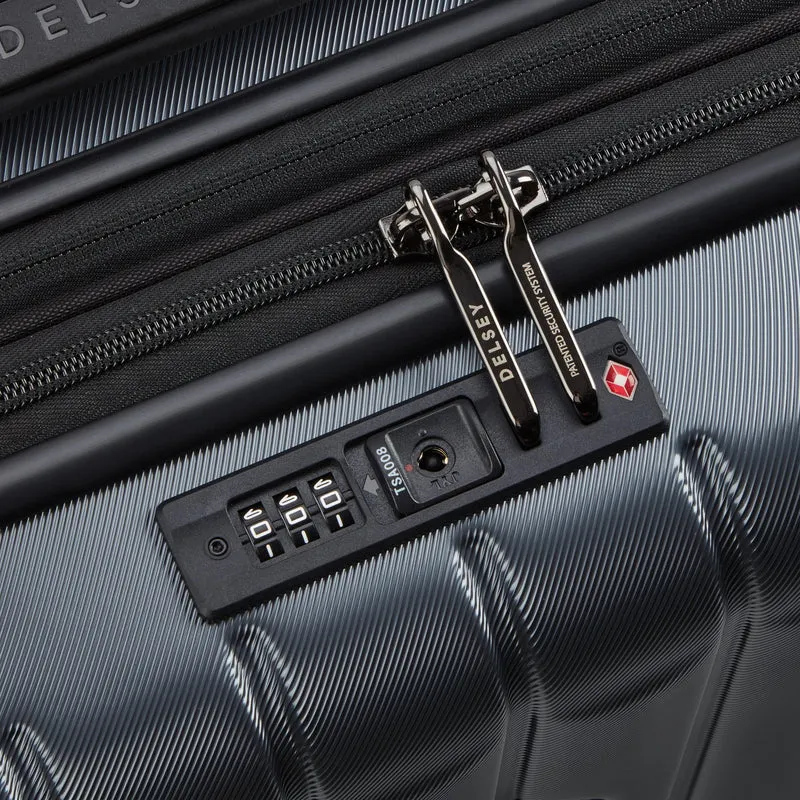 Delsey Paris Longitude - 4-Rollen-Kabinentrolley Slim 55 cm (anthrazit)