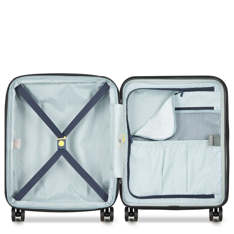 Delsey Paris Longitude - 4-Rollen-Kabinentrolley Slim 55 cm (hellblau)