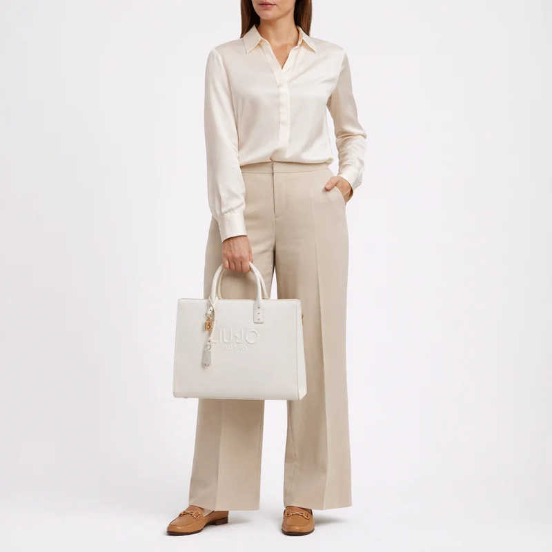 Liu Jo Halona - Henkeltasche M 32 cm (cream)