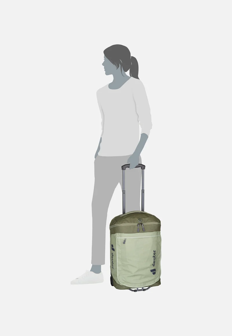 Duffel Pro Movo 36 Mineral/grove - Reisetasche mit Rollen