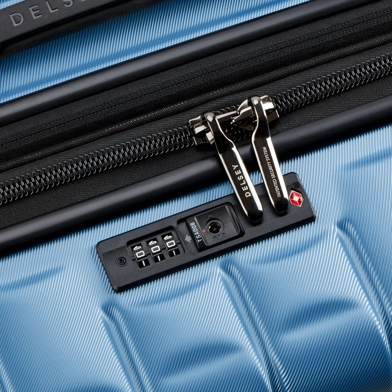 Delsey Paris Longitude - 4-Rollen-Trolley 69 cm erw. (hellblau)