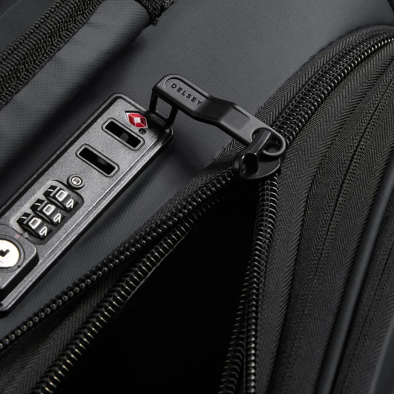 Delsey Paris Maubert 2.0 - 2-Rollen-Kabinentrolley 55 cm erw. (schwarz)