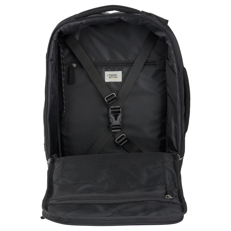 Camel Active Connect Backpack - Rucksack/Reiserucksack L 15" 42 cm (black)