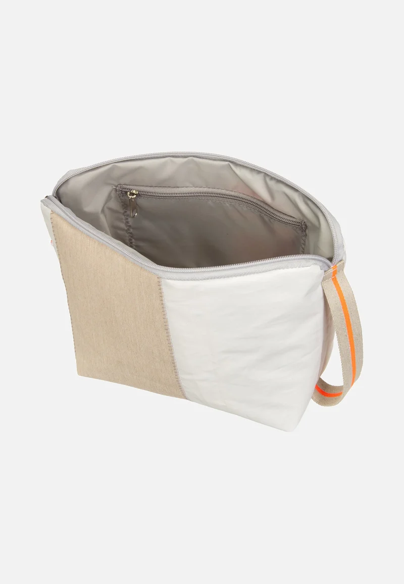 Brise Weiss/Sand/Zahl Orange - Kulturbeutel