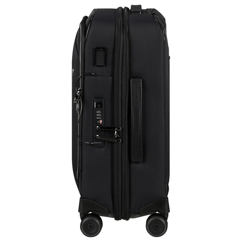 Samsonite Splendix - 4-Rollen-Kabinentrolley S 55 cm erw. (schwarz)