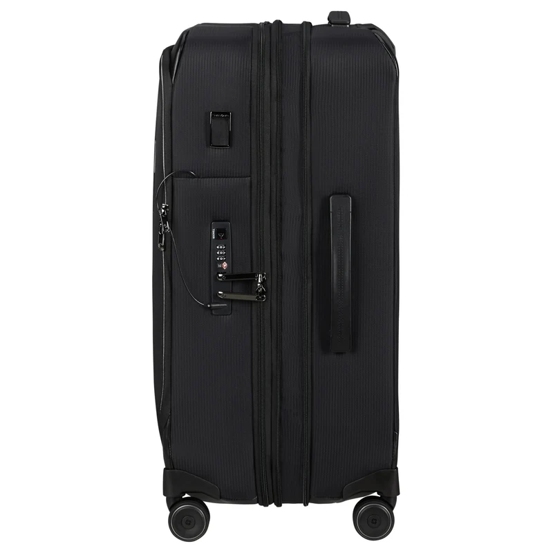 Samsonite Splendix - 4-Rollen-Trolley M 67 cm erw. (schwarz)