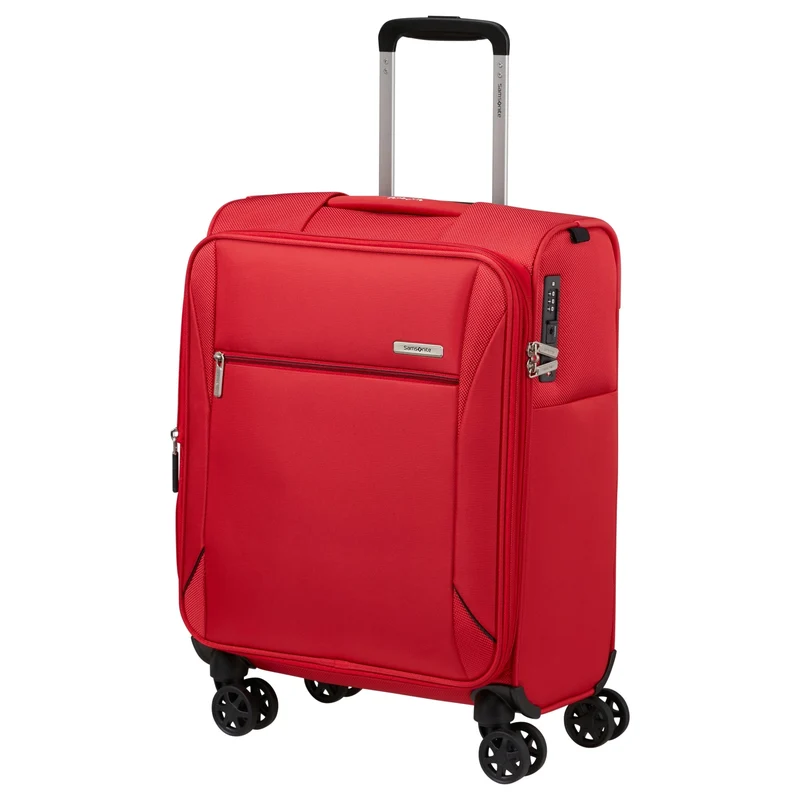 Samsonite Base Breeze - 4-Rollen-Kabinentrolley 55 cm erw. (red)