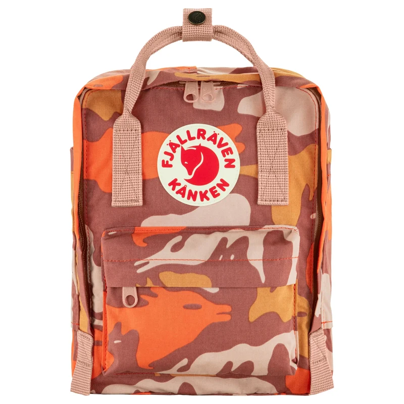 Fjällräven Kånken Graphics Mini - Rucksack 29 cm (chalkrose-hidden animals)
