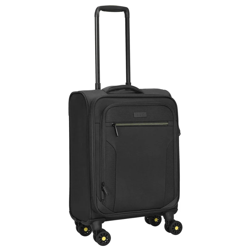 D&N Travel Line 9704 - 4-Rollen-Kabinentrolley S 55 cm (black)
