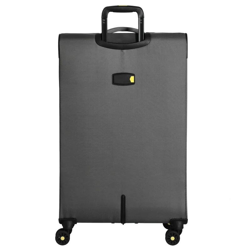 D&N Travel Line 9704 - 4-Rollen-Trolley L 78 cm erw. (grey)