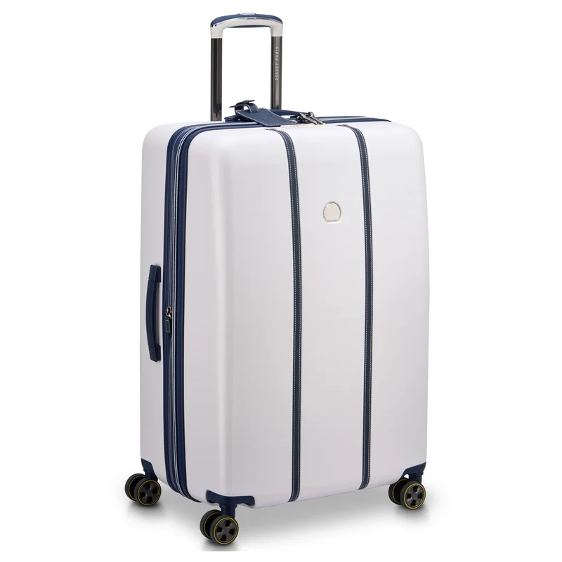 Delsey Paris Cadence - 4-Rollen-Trolley 76 cm erw. (elfenbein/blau)