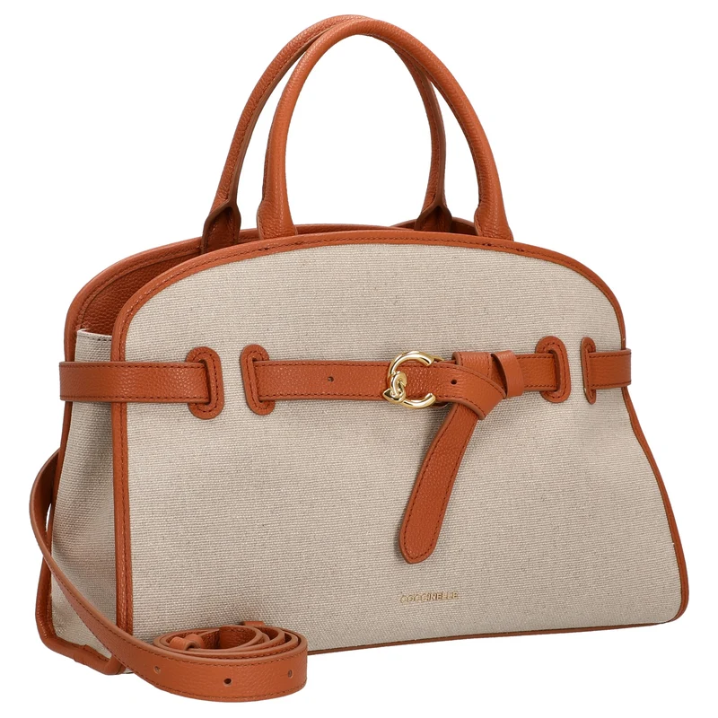 Coccinelle Sabine - Henkeltasche 34 cm (natural/carb)