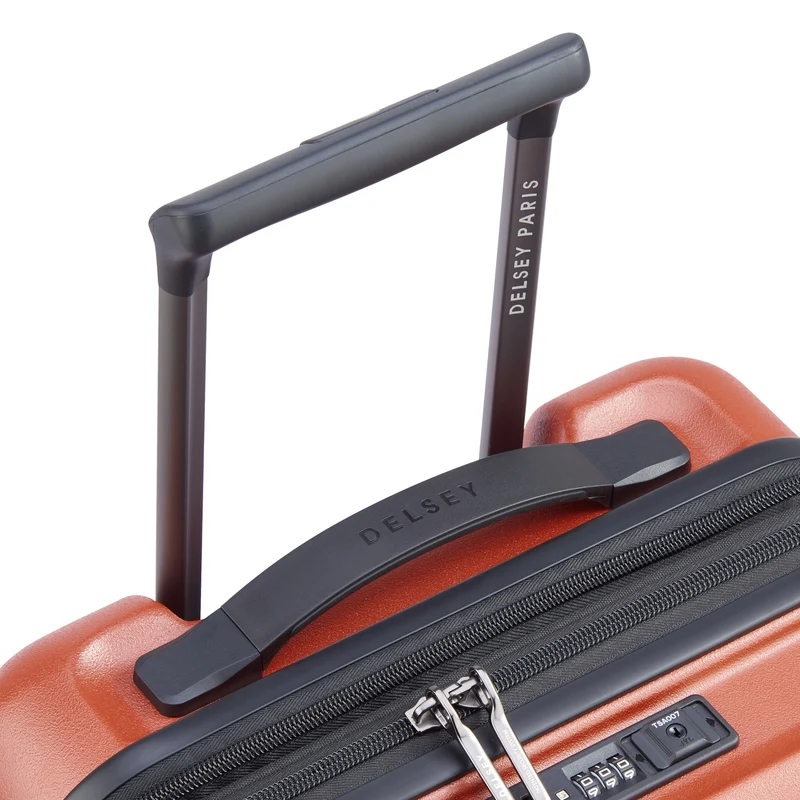 Delsey Paris Turenne 2.0 - 4-Rollen-Kabinentrolley mit Vortasche 55 cm USB erw. (backstein)