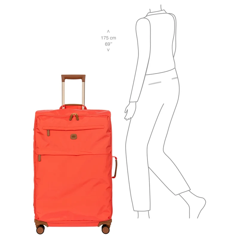 Brics X-Travel - 4-Rollen-Trolley L 77 cm (poppy)
