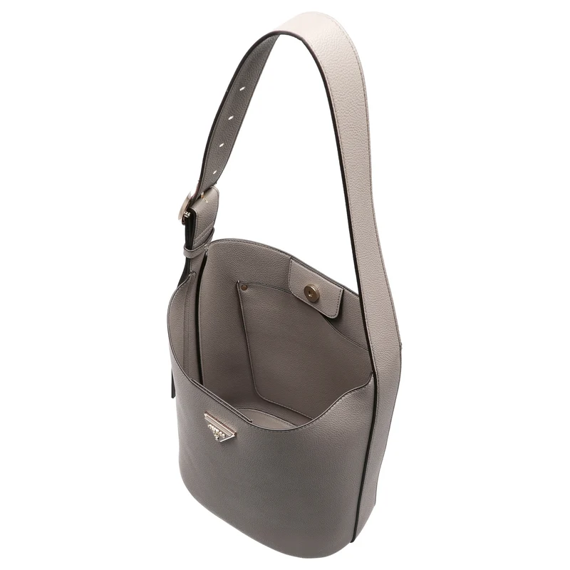 Guess Meridian II Bucket - Beuteltasche mit herausnehmbarer Pouch (dark taupe)