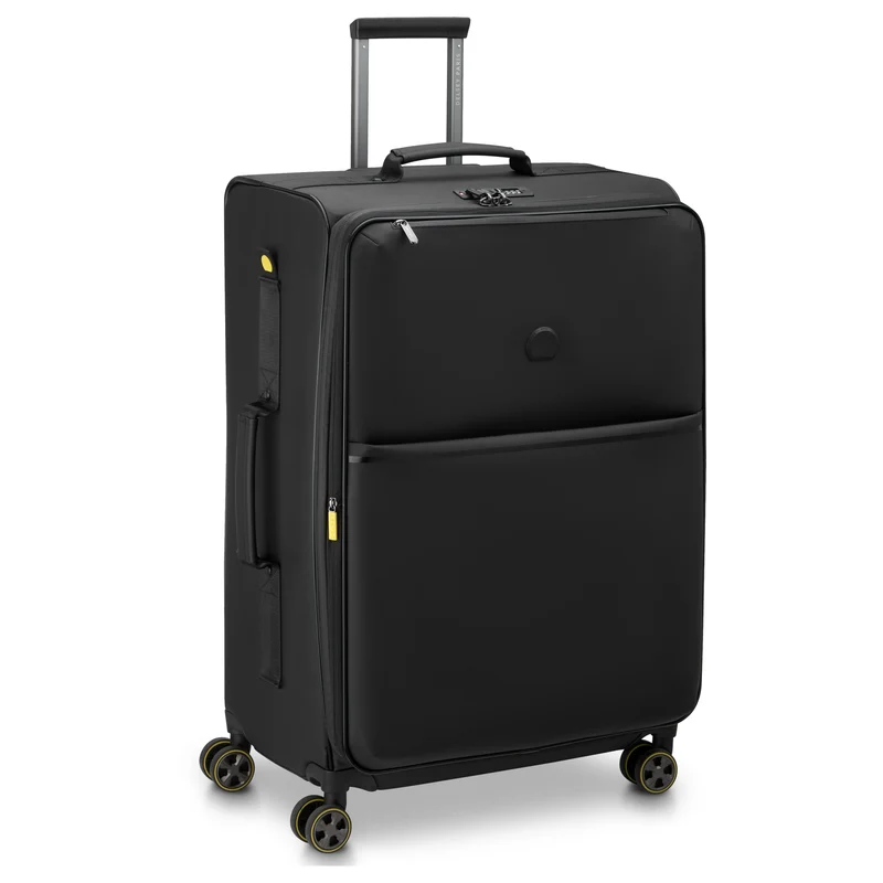 Delsey Paris Turenne Soft - 4-Rollen-Trolley 76 cm erw. (schwarz)
