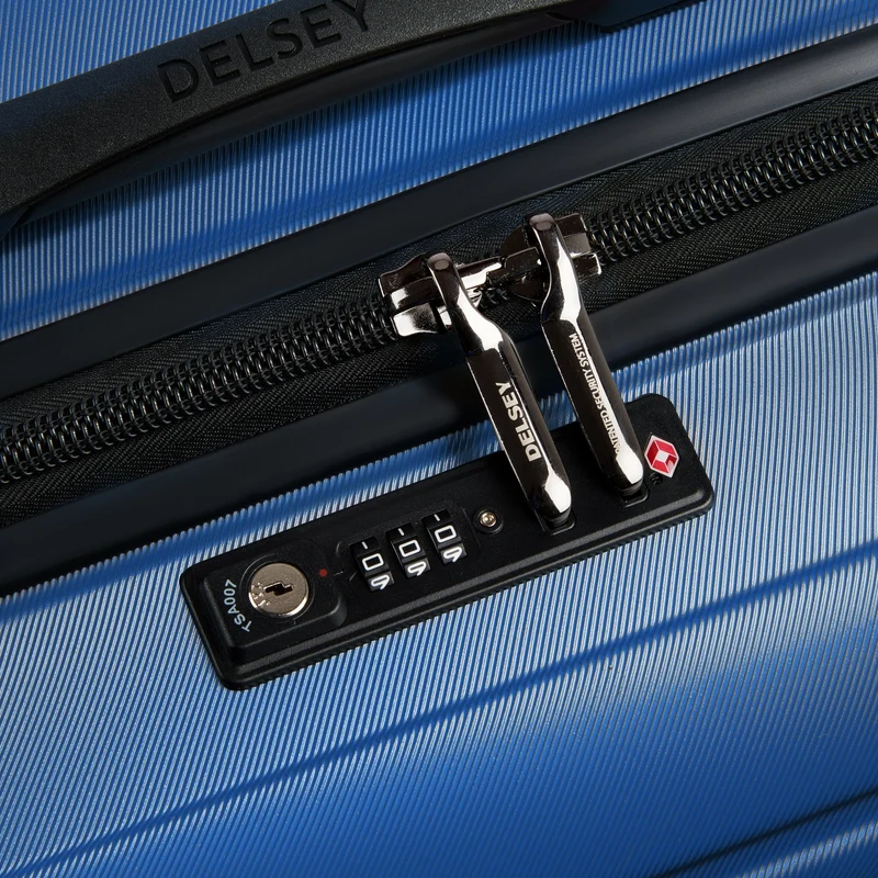 Delsey Paris Shadow 5.0 Trunk - 4-Rollen-Trolley 73 cm (blau)