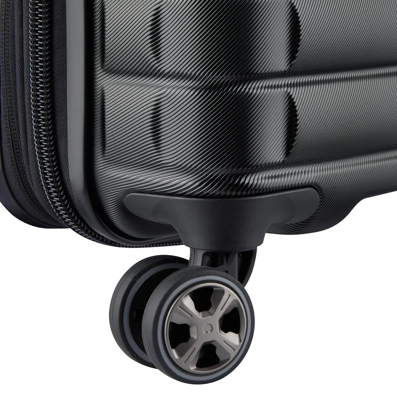Delsey Paris Shadow 5.0 - 4-Rollen-Kabinentrolley USB 55 cm (schwarz)