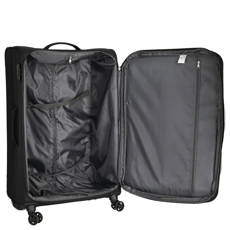 D&N Travel Line 6804 - 4-Rollen-Trolley L 76 cm (schwarz)