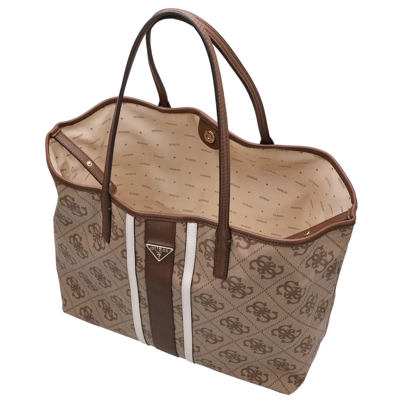 Guess Victtoria Large 2 in 1 Tote - Shopper 40 cm (latte logo/brown)