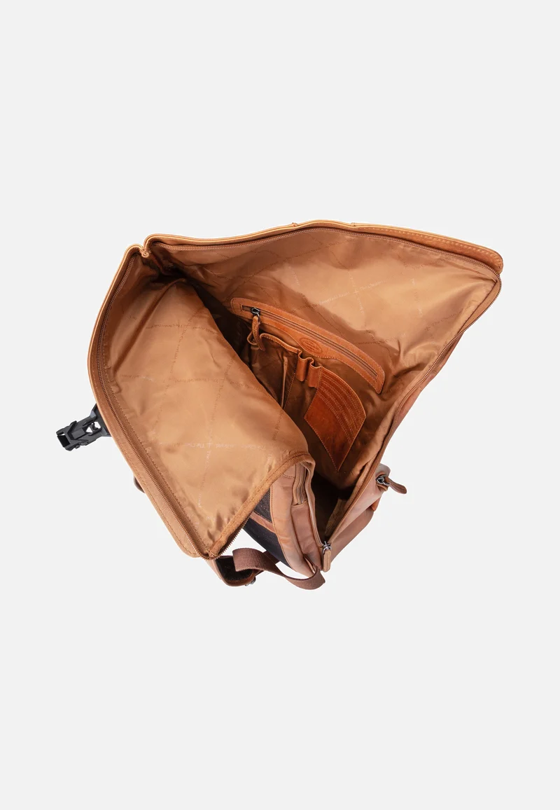 Savona 0322 Cognac - Rolltop Rucksack