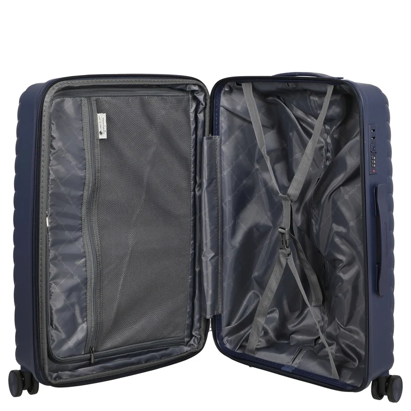 CHECK.IN Sydney - 4-Rollen-Trolley M 66 cm (navy blau)