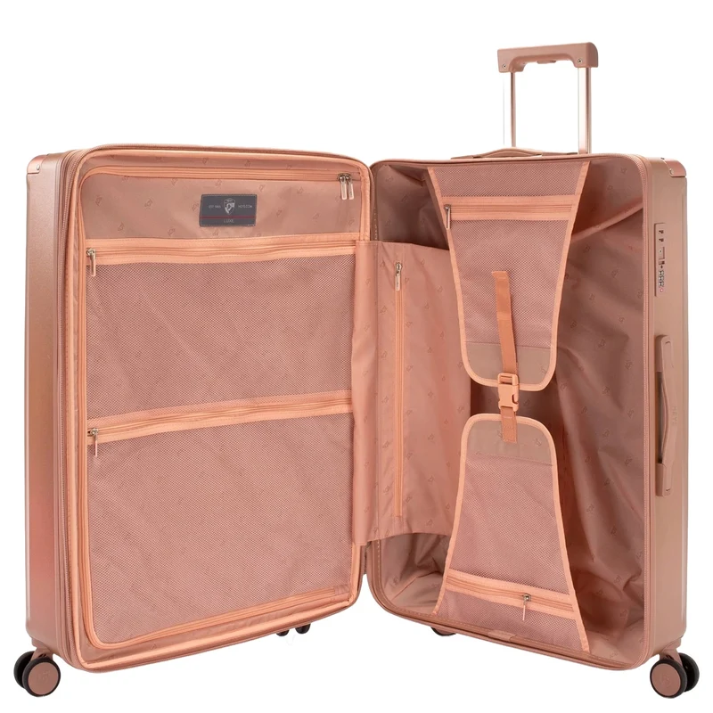 Heys Luxe - 4-Rollen-Trolley Set 3tlg. L/M/S erw. (rose gold)
