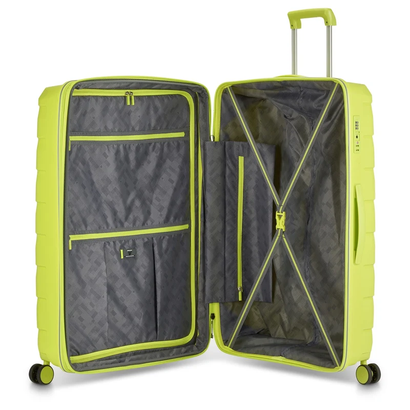 Roncato Skyline 2.0 - 4-Rollen-Trolley L 79 cm erw. (cyber lime)
