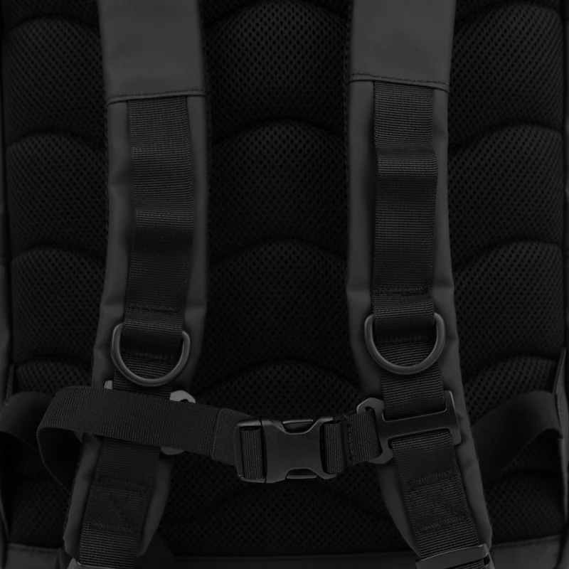 Sandqvist Stream Rolltop - Rucksack 16" 67 cm (black)