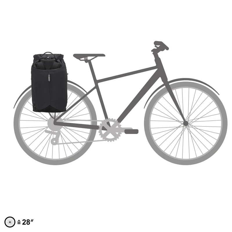 Ortlieb Vario Lite 22 Hinterradtasche - Rucksack 49 cm (black)