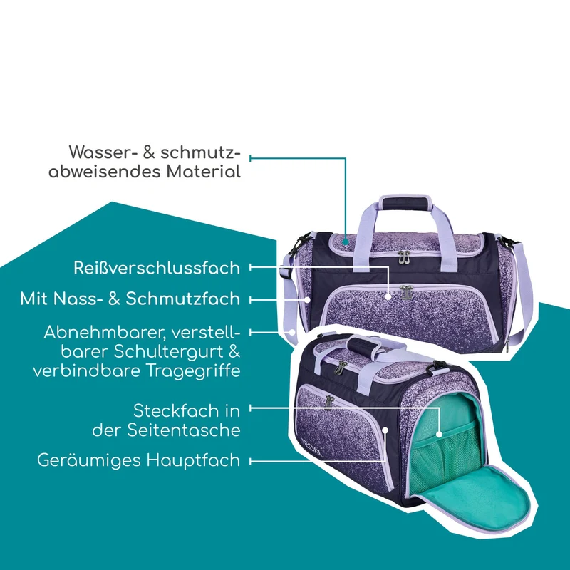Neoxx MOVE - Sporttasche 43.5 cm (Glitterally perfect)