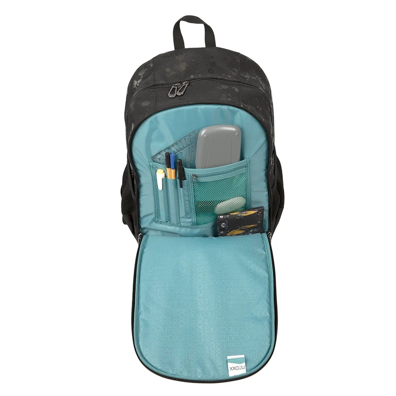 Neoxx FLOW - Schulrucksack 42.5 cm (Splash in Black)