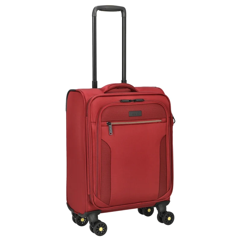 D&N Travel Line 9704 - 4-Rollen-Kabinentrolley S 55 cm (dark red)