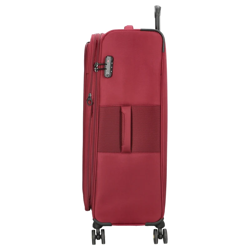 D&N Travel Line 9704 - 4-Rollen-Trolley L 78 cm erw. (dark red)