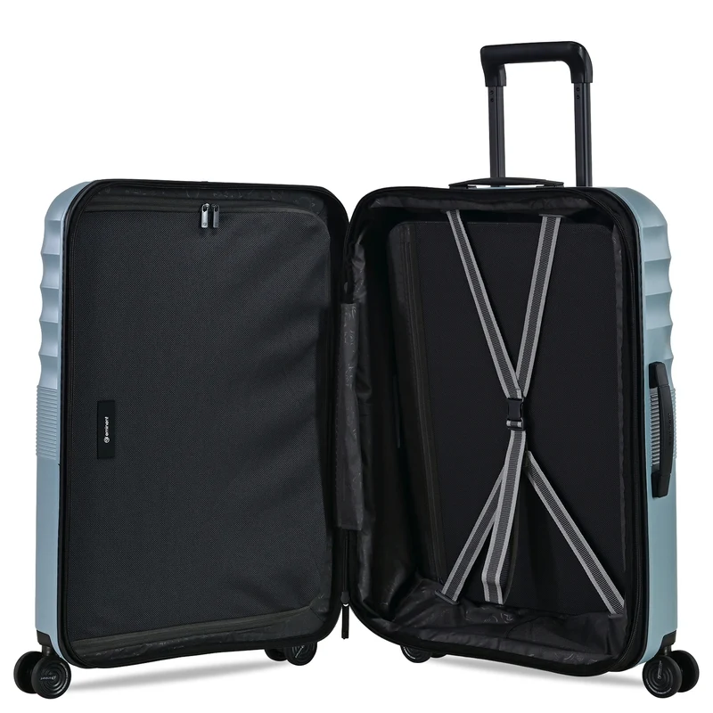 Eminent DANDELION - 4-Rollen-Trolley M 66 cm erw. (misty blue)