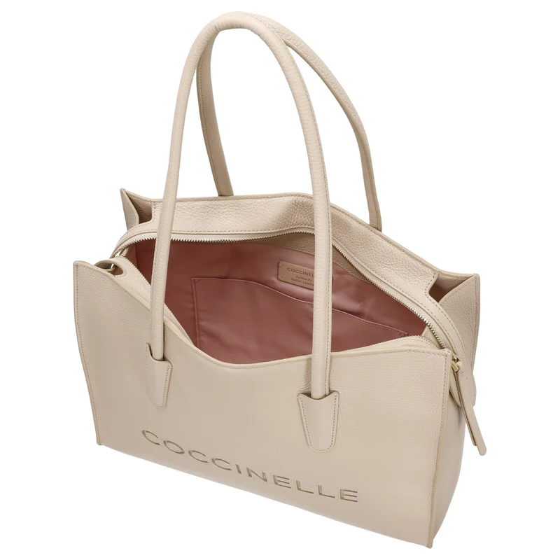 Coccinelle Myrtha 26 - Henkeltasche 36 cm (sandshell)