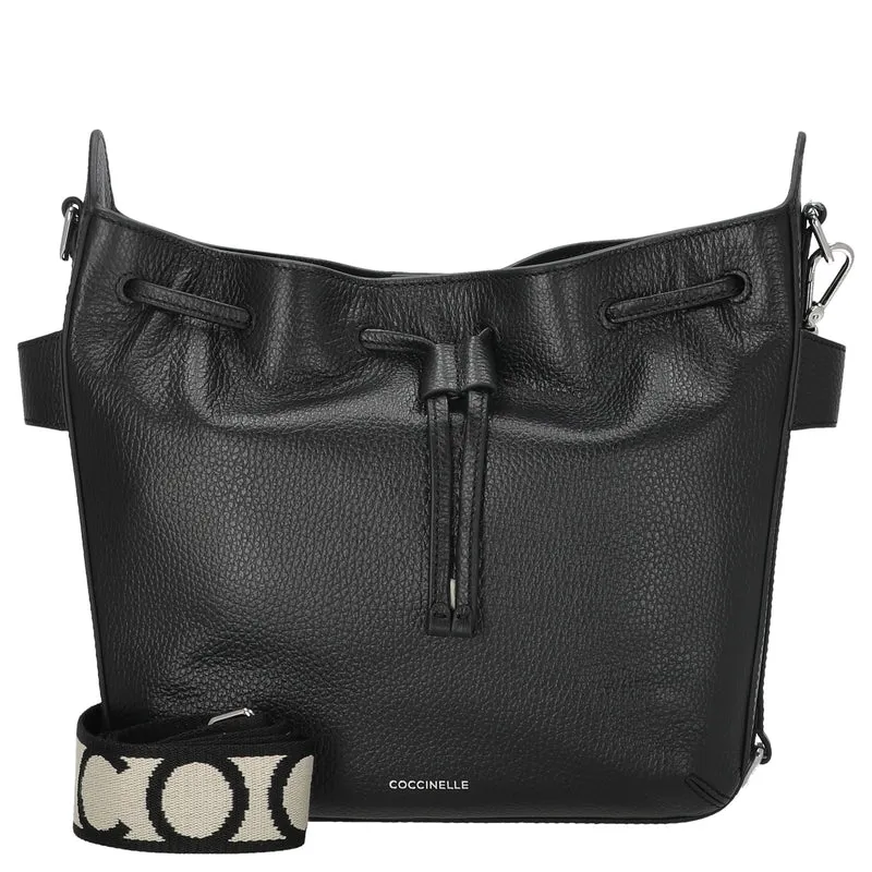 Coccinelle Gretel Ribbon - Henkeltasche 25 cm (noir)